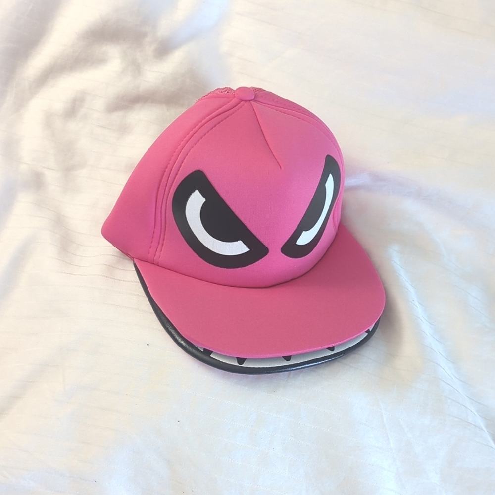 Hot Pink Graphic Fun High Profile Snapback Cap